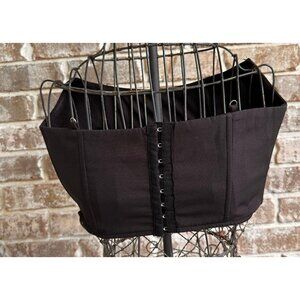 Blue Blush Corset Large Chocolate Brown Front Hooks Strapless  Halloween…